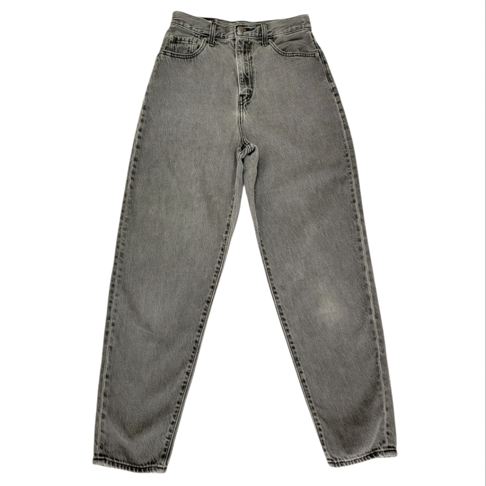 Levi’s High Loose Taper Jeans Black Grey Relaxed Fit Women’s W26 - Picture 3 of 17